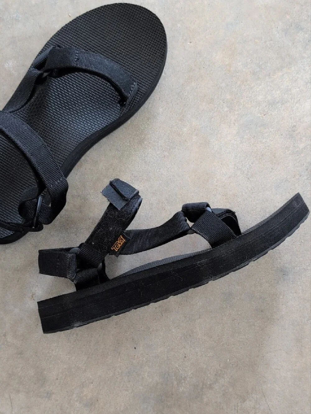 Teva Black Women's Midform Sandals